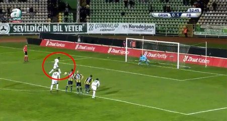 Giresunsporlu Dodo, Fenerbahçe Karşısında Yıllarca Unutulmayacak Bir Penaltı Kullandı