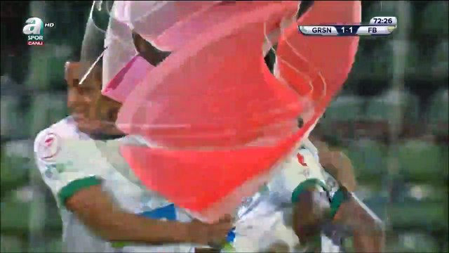 1-1 Jones Carioca Goal Turkiye Kupasi Quarterfinal - 31.01.2018 Giresunspor 1-1 Fenerbahçe SK