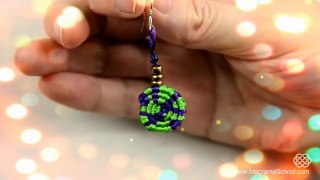 Multicolored Macrame Ring and Earrings - Tutorial
