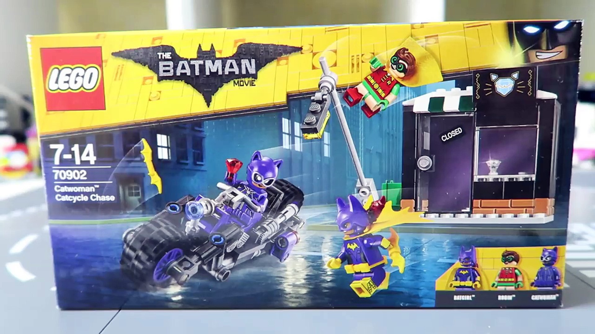 The LEGO Batman Movie 70902 Catwoman Catcycle Chase Lets Build!Kids Toys -  Vídeo Dailymotion