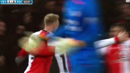 Sam Larsson Goal HD - Feyenoord 1 - 0 PSV - 31.01.2018 (Full Replay)