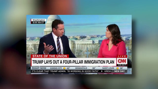 Chris Cuomo Schools Sarah Huckabee Sanders On Trump’s Immigration Plan “He Wants Them Rich _ White”