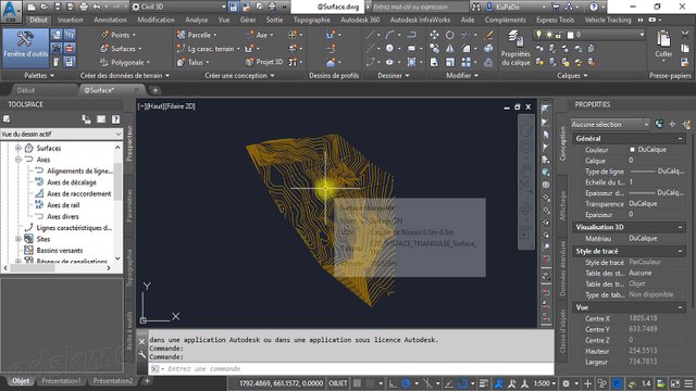 8 - Les bases de AutoCad Civil 3D 2018 - Raccourcis aux Données Partie 1