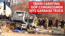 Amtrak train carrying GOP lawmakers to retreat collides with truck in Virginia