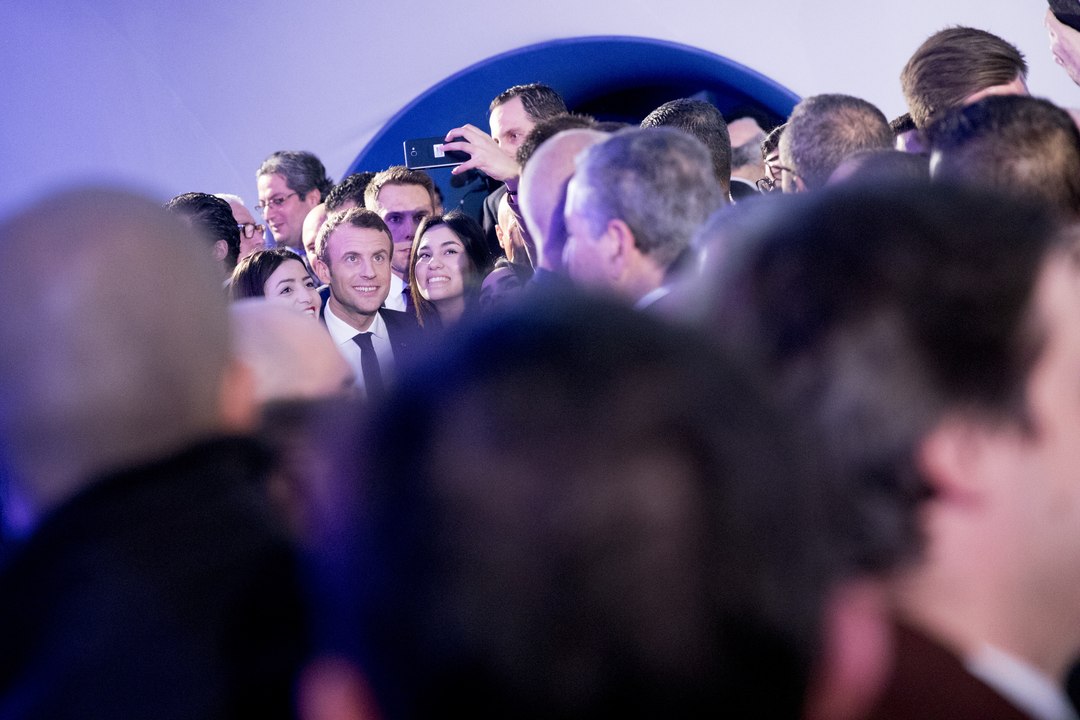 Discours du Président de la République Emmanuel Macron à la communauté française de Tunis, Tunisie