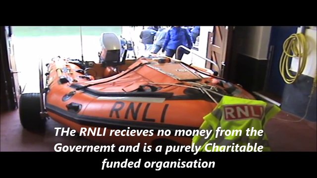 Royal National Lifeboat institution rescue demonstrations in Looe