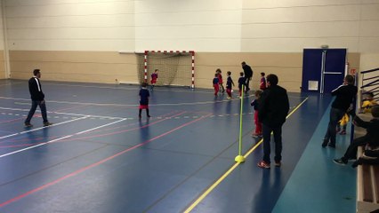 But de Iliana BEAUPERE durant le plateau U7 du 27/01/2018