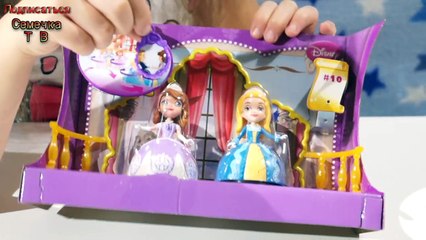 Набор Танцующие София Прекрасная и Принцесса Эмбер Disney Sofia & Amber Dancing Sisters playset