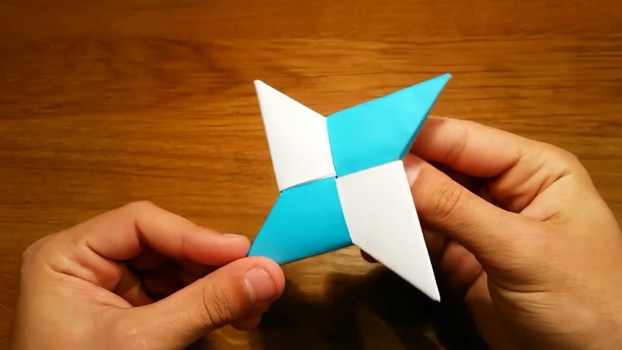 How To Make a Paper Ninja Star (Shuriken) - Origami | Remake