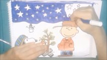 Speed Drawing - Charlie Brown and Snoopy