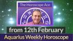 Aquarius Weekly Horoscope from 12th February - 19th February 2018