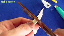 How to make a Combat Knife using Popsicle Stick | Creative toy