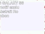 Coque rigide UltraSlim SAMSUNG GALAXY S6 EDGE au motif exclusif Néon Abstrait Rose