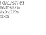 Coque rigide UltraSlim SAMSUNG GALAXY S6 EDGE au motif exclusif Néon Abstrait Rose