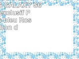 Coque rigide UltraSlim SAMSUNG GALAXY S6 au motif exclusif Paris vernis bleu Rose