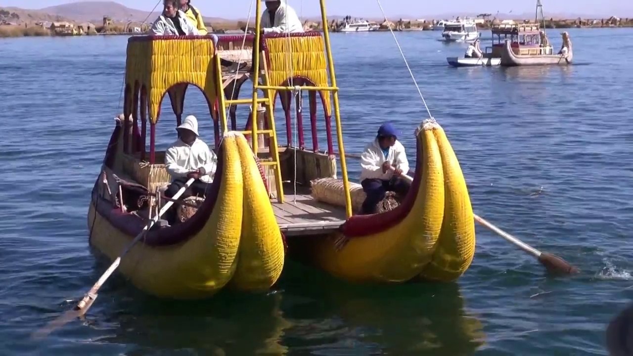 Floating Islands of Uros, Titicaca Lake, Peru