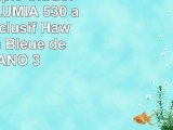 Coque souple UltraSlim NOKIA LUMIA 530 au motif exclusif Hawaï Flowers Bleue de
