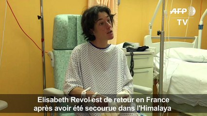 Rescapée de l'Himalaya, Elisabeth Revol de retour en France