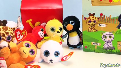 2017 Teenie Beanie Boos McDonalds Happy Meal Toys Full Set