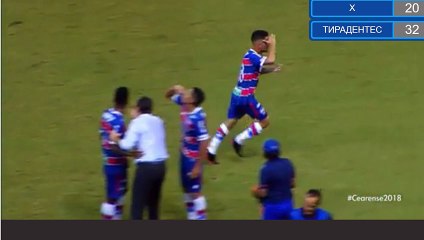 Wesley Goal HD - Fortaleza 2-0 Tiradentes 01.02.2018
