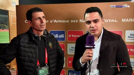 تصريح جمال السلامي لـ beiNsports عقب الانتصار على ليبيا والتأهل لنهائي الشان 2018