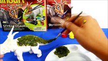 Dinosaur toy painting with watercolors | Dinosaurio de juguete para pintar con acuarelas - 6/6