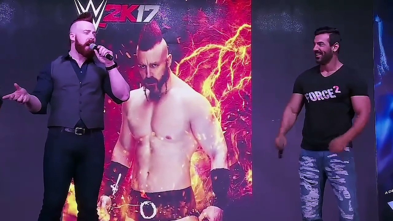 JOHN ABRAHAM Vs SHEAMUS WWE star in Force 2 Movie Promotion 2016