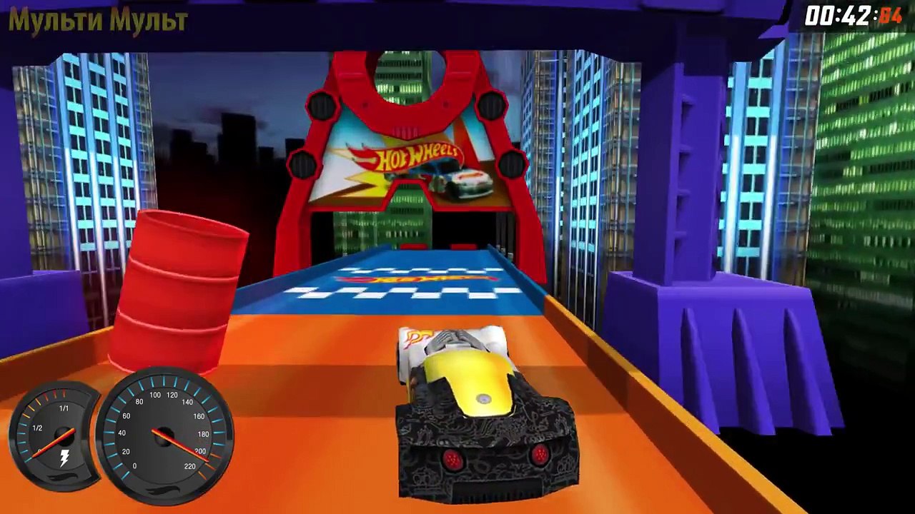 Машинки Хот Вилс Игра - Las Ruedas Calientes Stunt Track Driver Juegos