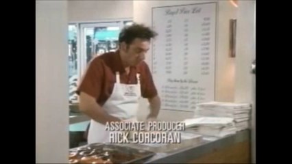 Kramer Getting Gum in Bagel - Seinfeld (The Strike)