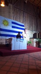 El ingeniero agrónomo y periodista Eduardo Blasina habla con la comunidad de productores autoconvocados de Tacuarembó - 31/01/2018