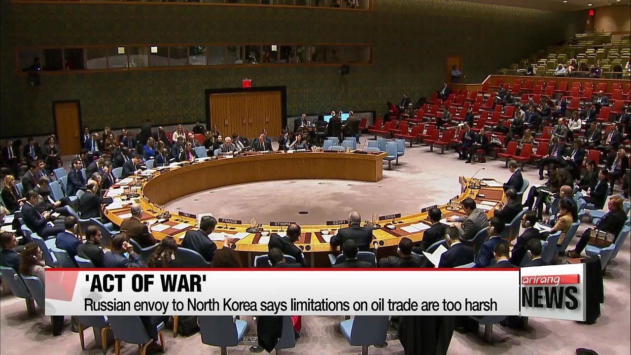 Russian envoy to North Korea says limitations on oil trade are too harsh