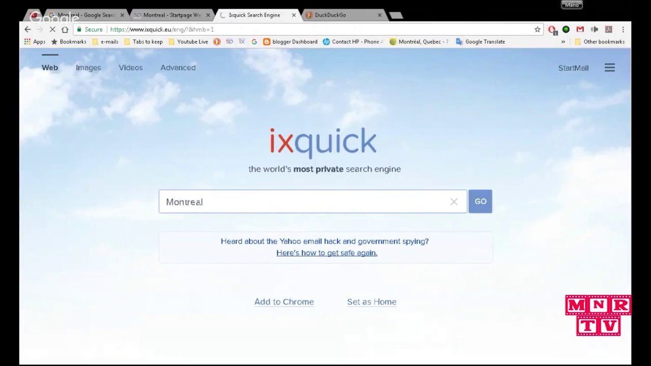 Battle of the search engines, Duck duck go vs Startpage vs Google.