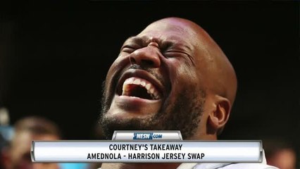 Super Bowl Day In Review: Amendola-Harrison Jersey Swap