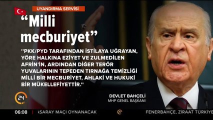 Bahçeli'den 10 maddelik Afrin genelgesi