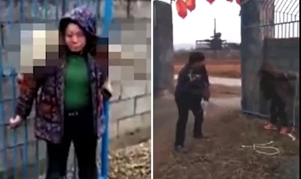 Kinh hoàng người phụ nữ bị dân làng đánh đập dã man sau khi cố dùng mũi tên tẩm độc để trộm chó