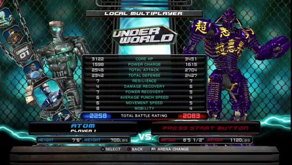 Real steel-revenge of the atom(Atom vs new robot Photon)Живая Сталь XBOX360/PS3