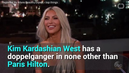 Paris Hilton Dressed as Kim Kardashian for Yeezy Season 6