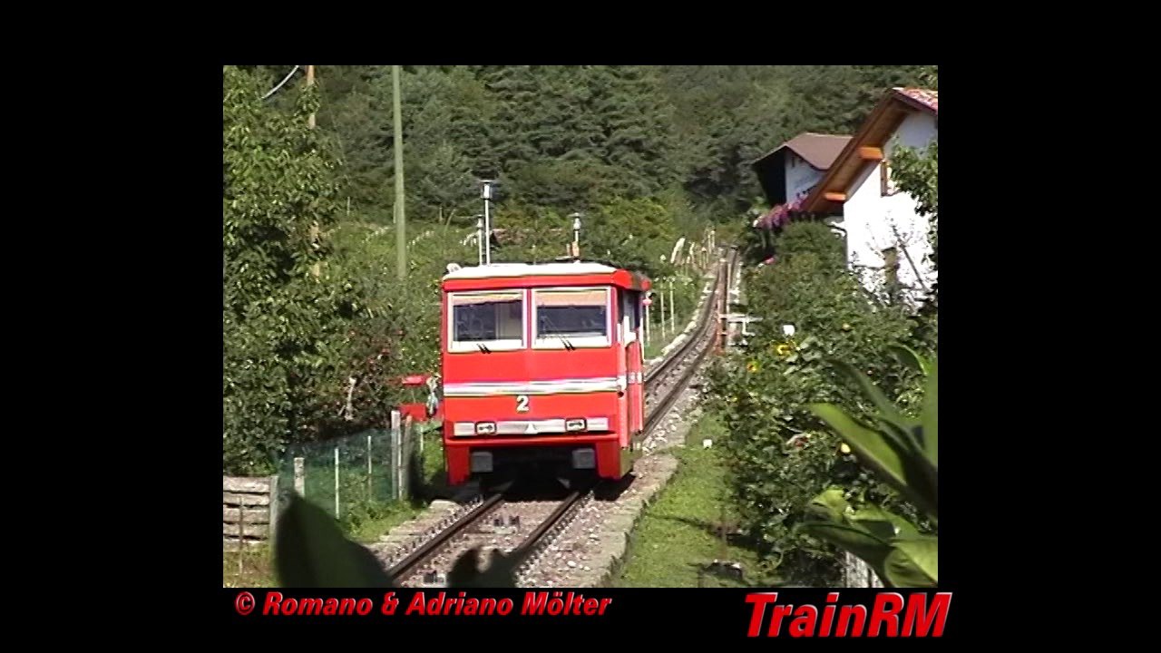 Die Mendelbahn in Kaltern - Bergfahrt