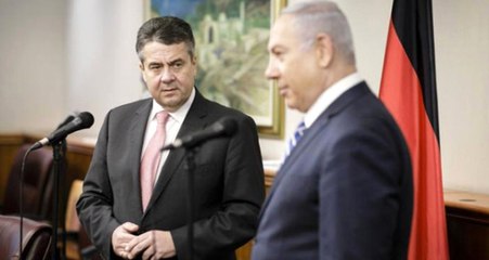 İsrail  ve Almanya Canlı Yayında Atıştı! Netanyahu, Gabriel'in Sözünü Kesti