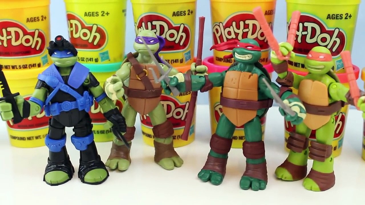 Teenage Mutant Ninja Turtles Play Doh Popsicles