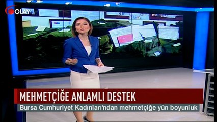 Mehmetçiğe anlamlı destek