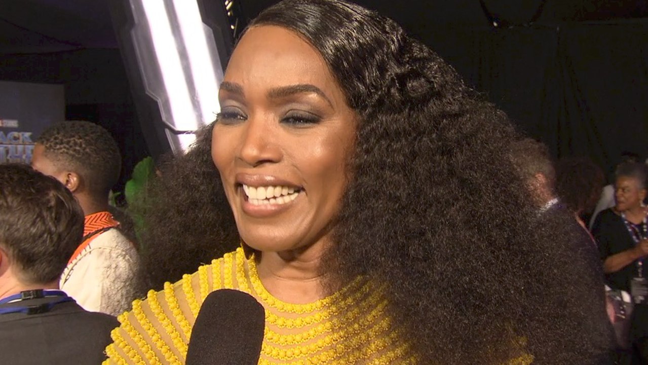 Angela Bassett Is Keeping Secrets At 'Black Panther' Premiere