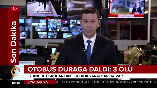 Üsküdar'da otobüs kaza yaptı: Ölü ve yaralılar var