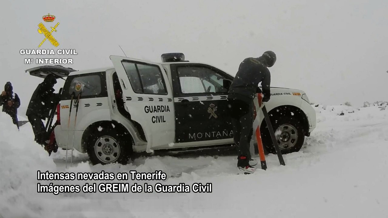 Parecen los Alpes! Impresionantes imágenes de las nevadas en Tenerife, Islas Canarias
