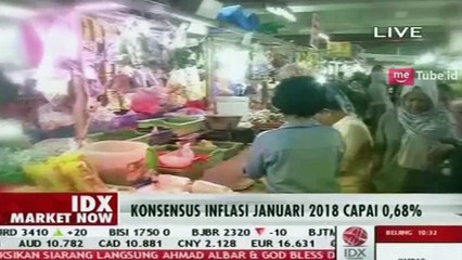 Konsensus Inflasi Januari 2018 Capai 0,68%