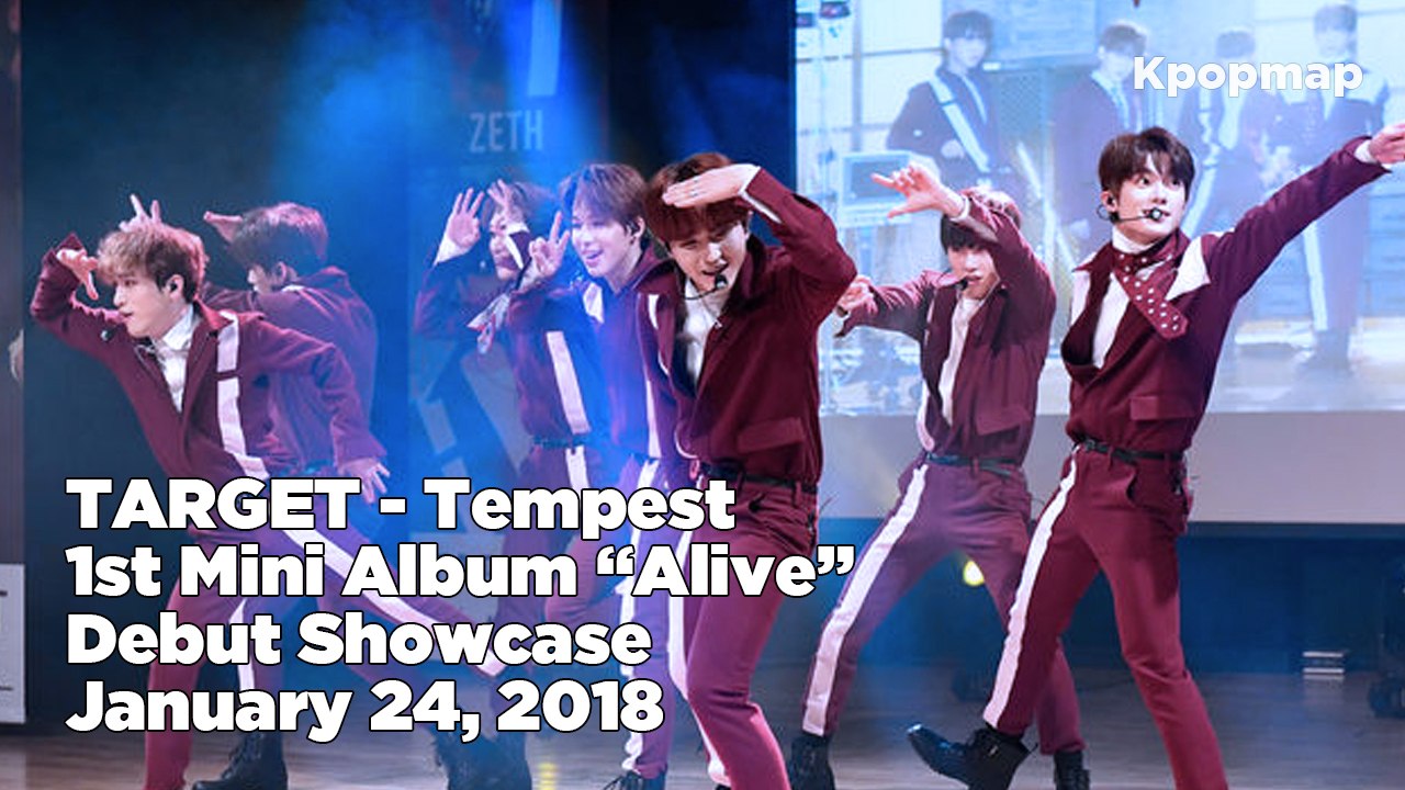 [INSIDE SHOWCASE] 180124 TARGET "Alive" Debut Stage - Tempest (타겟 "Tempest" 데뷔무대)