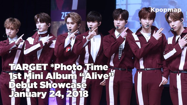 Focusing Exclusively for phones )) TARGET Alive Debut Stage *Photo Time