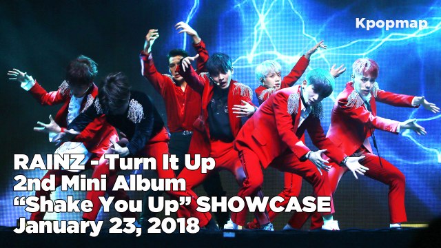 [INSIDE SHOWCASE] 180123 RAINZ Shake You Up Comeback Stage - Turn It Up (레인즈 턴잇업 컴백무대)
