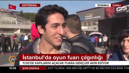İstanbul'da oyun fuarı çılgınlığı
