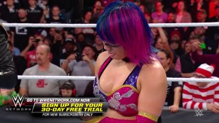 Royal Rumble 2018 (WWE Network) Ronda Rousey confronts Asuka, Alexa Bliss and Charlotte Flair